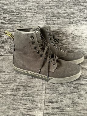 Dr Martens Canvas Tie Up Black Ankle Casual Boots Womens Size 6